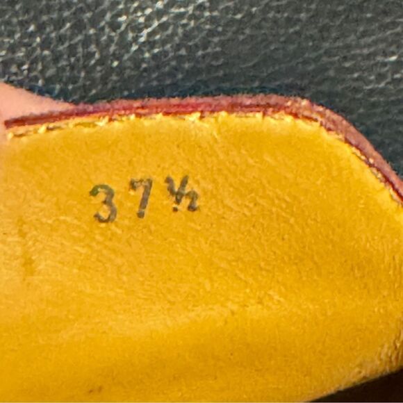 Tod’s Lane Suede Loafers Burgundy with Crystal Embellishments EU 37.5 US 7.5 - Picture 12 of 13